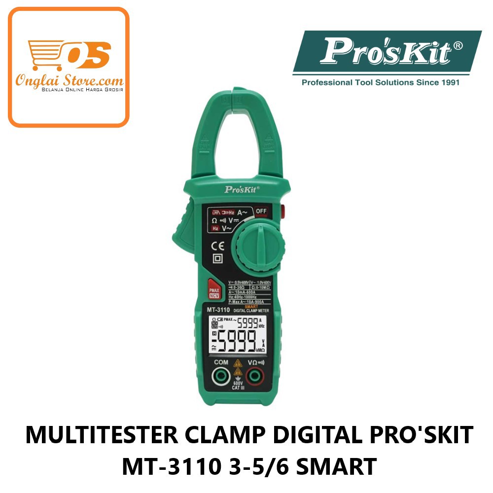 MULTITESTER CLAMP DIGITAL PRO'SKIT MT-3110 3-5/6 SMART ORIGINAL