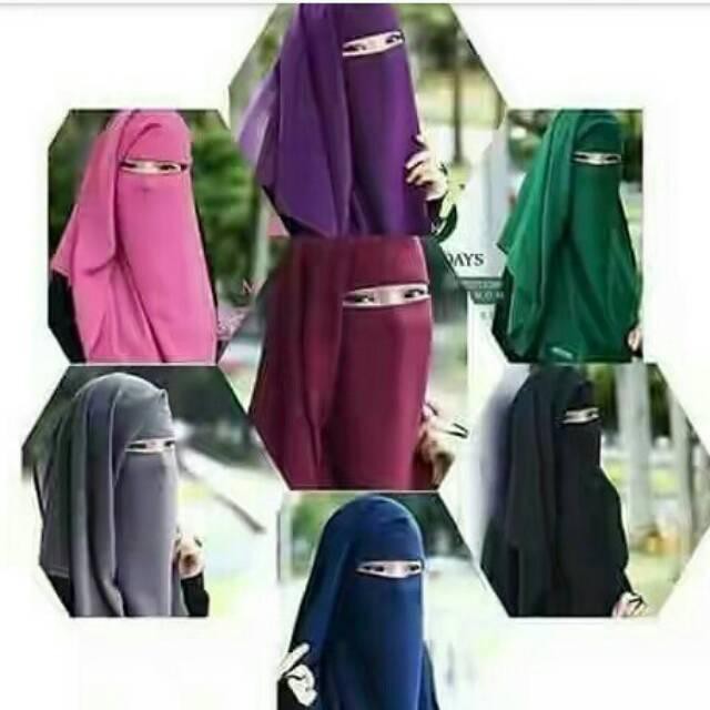 [BRAND HUSNA HIJAB] Niqob Yaman Pendek Dewasa / Yaman Long Anak / Yaman Anak