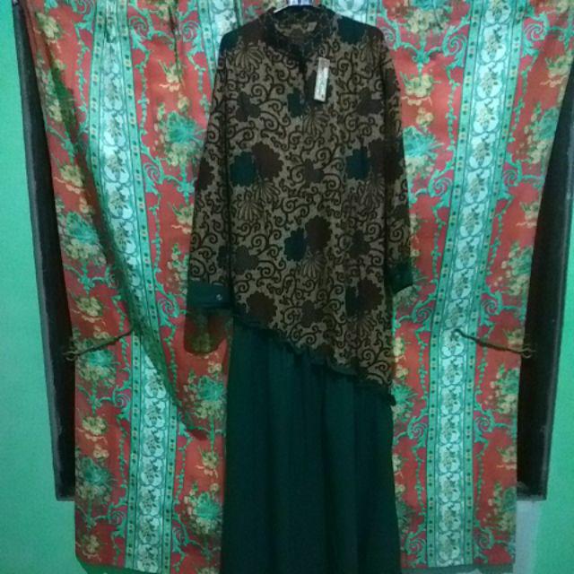 Gamis Batik Manggar, Padi,sekar,cantik,kubis,kipas,daun,kupu,nadine,gendis
