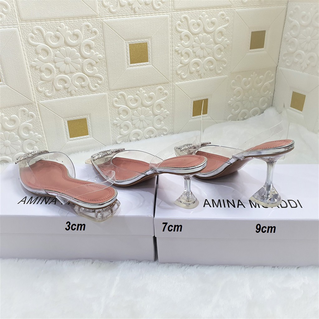 Amina Muaddi 758 - SNR Heels 3cm dan 7cm