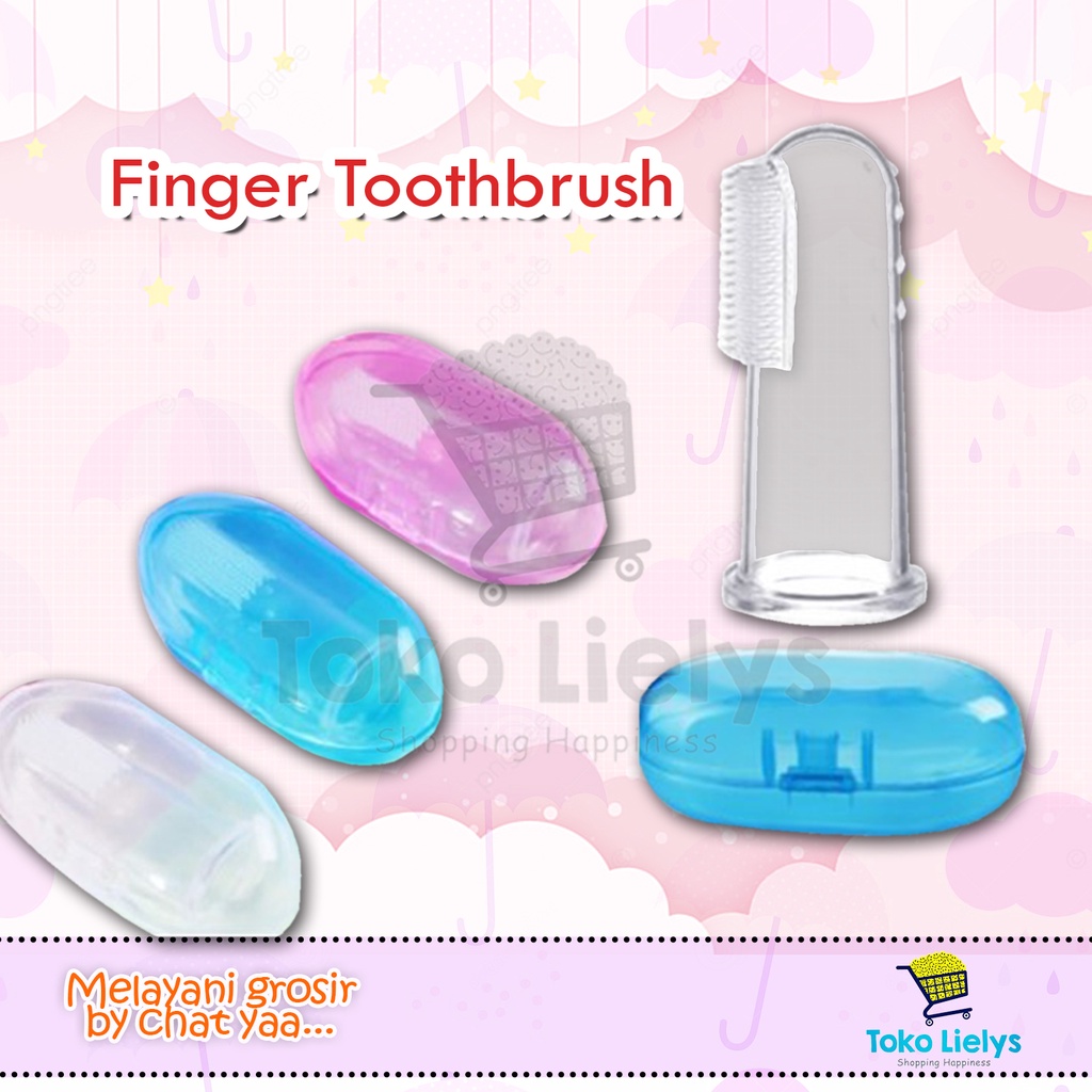 TOKO LIELYS / BEBELYS FINGER TOOTHBRUSH SIKAT LIDAH DAN GIGI BAYI