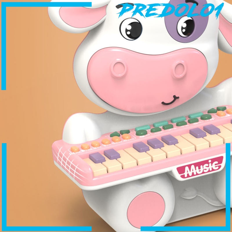 [PREDOLO1] Music Piano Toy No Noise Enlighten Musical Talents Soft Lighting for Baby