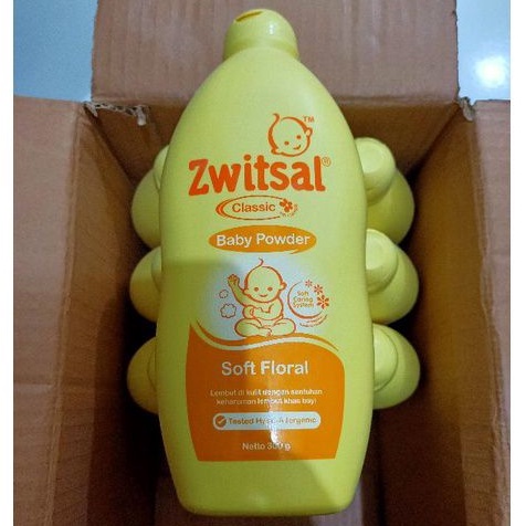 ORIGINAL ZWITSAL BABY POWDER CLASSIC SOFT FLORAL 300 GRAM / BEDAK BAYI ZWITSAL 300 G