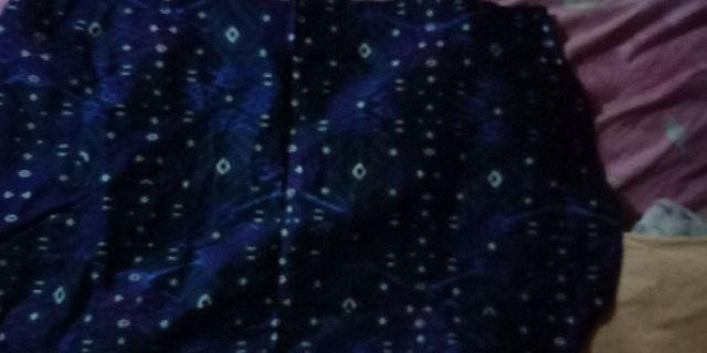 Credomenstore Kemeja Batik Navy / Kemeja Batik Pria Lengan Panjang / Baju Batik Cowok