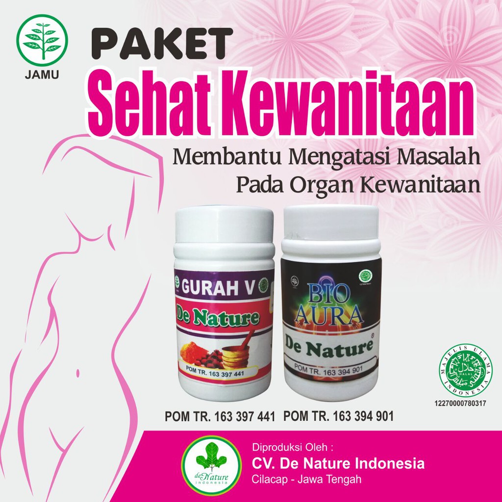 OBAT Perapet Kewanitaan AMPUH Serta mengobati Keputihan DE NATURE herbal ampuh