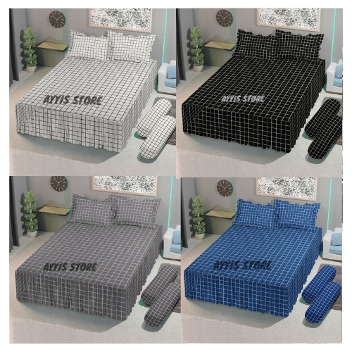 Sprei Ukuran 180x200x30/160x200x30/120x200x30 bahan katun halus bisa cod