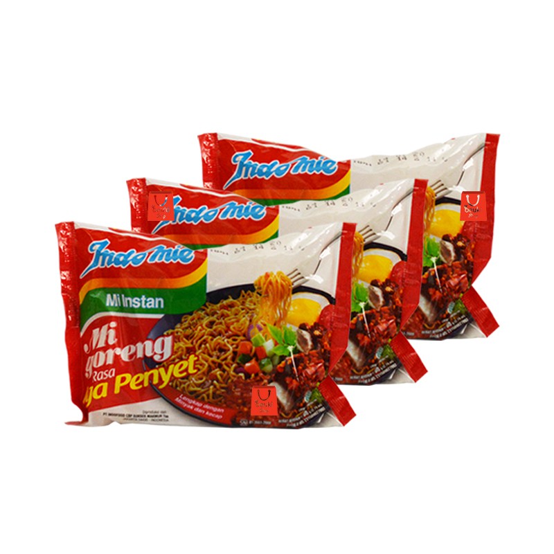 

3PCS Indomie Goreng Iga Penyet Cita Rasa Pedas Khas Nusantara Mie Instan - 3pcs x 80gr