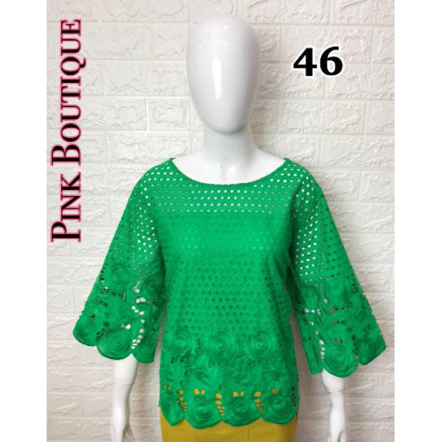 pink butik full bordir katun 08