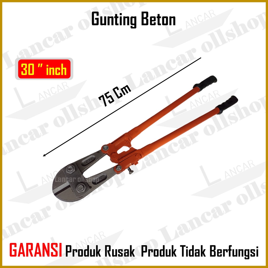 Gunting Besi Behel Beton Rantai 30 Inch Bolt Cutter Termurah