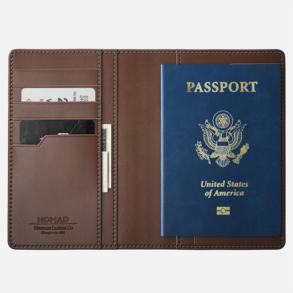 

Passport Cover Nomad Pasport Wallet Leather Case Dompet Paspor Holder