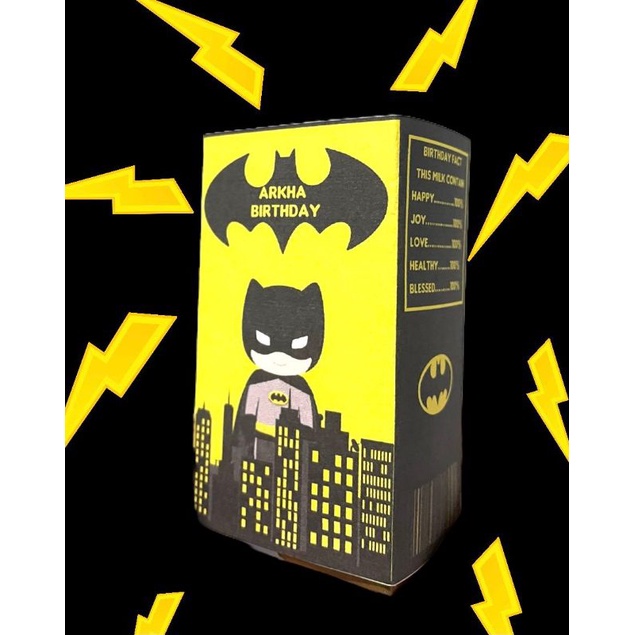 

Label Susu Kotak Tema Batman Ukuran 125ml