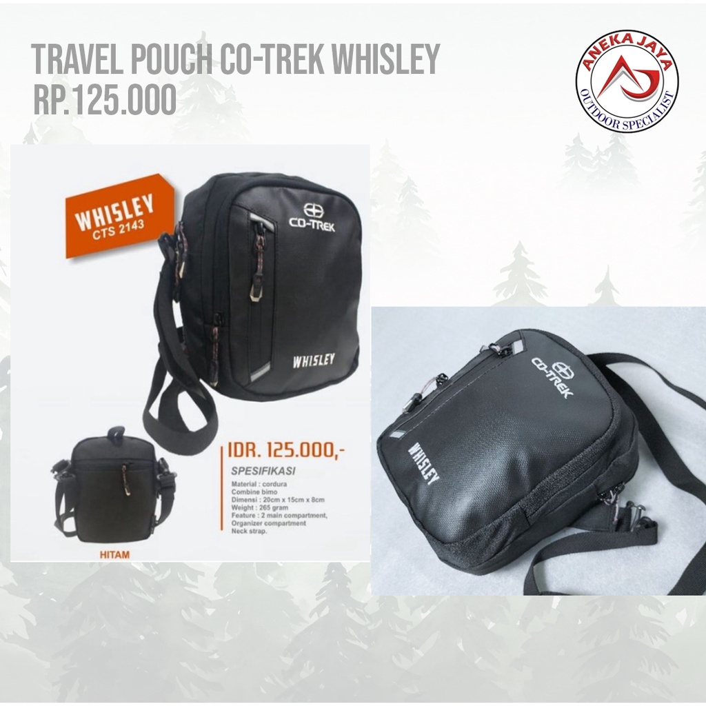 TAS SELEMPANG CO-TREK WHISLEY TRAVEL POUCH