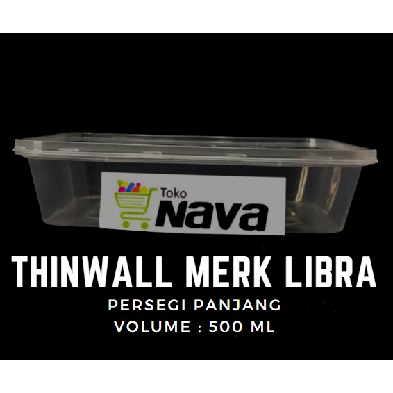 Thinwall 500 ml/Box Kotak Plastik/Kotak Plastik/Plastik Makanan Box