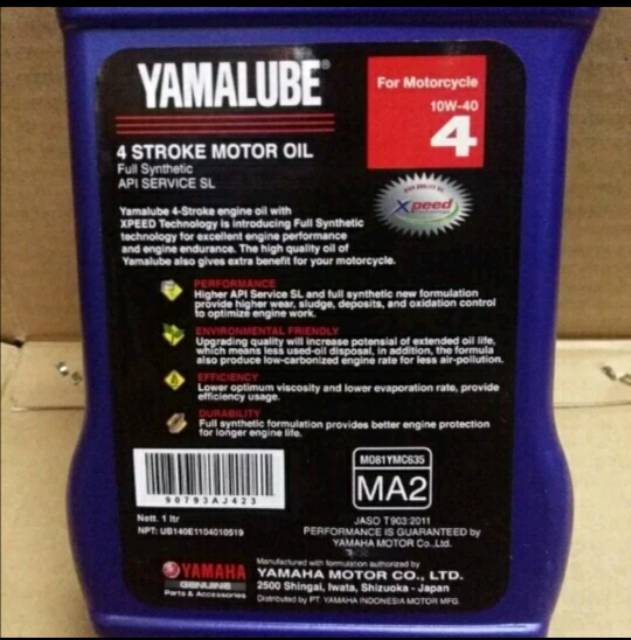 oli yamalube super sport 1L