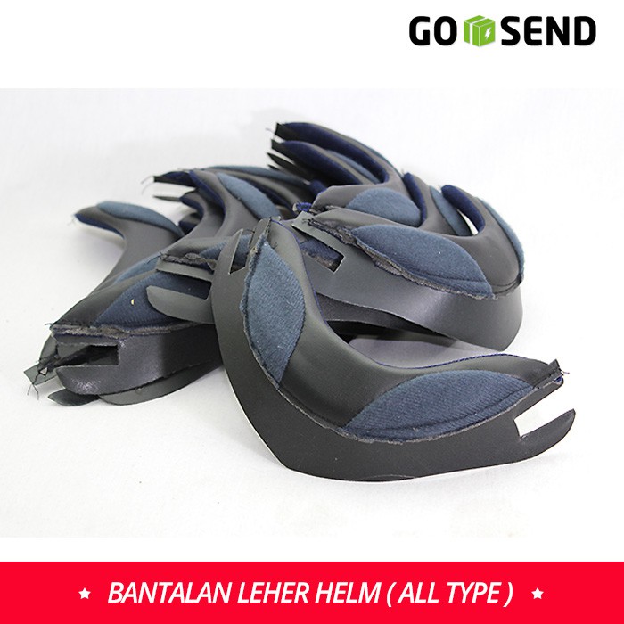 Bantalan Leher Helm Half Face Biru INK KYT BMC NHK