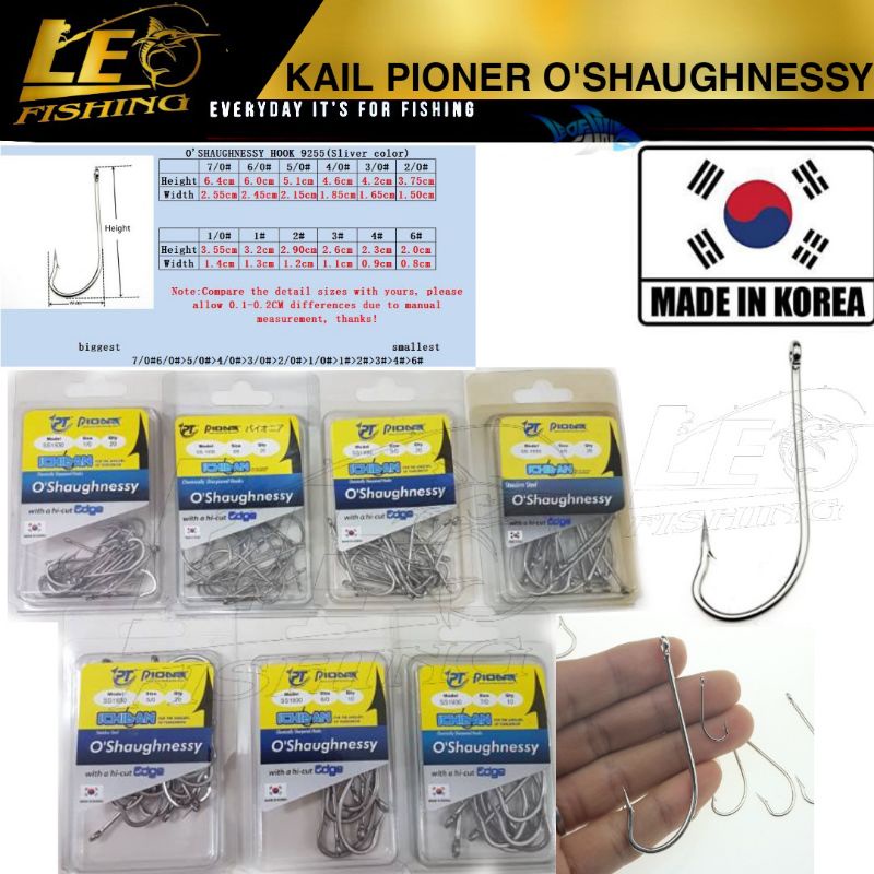 KAIL PIONER ICHIBAN O'SHAUGNESSY (1930) TERSEDIA SIZE 01 02 04 06 08 STAINLESS STEEL HIGH QUALITY PRODUK