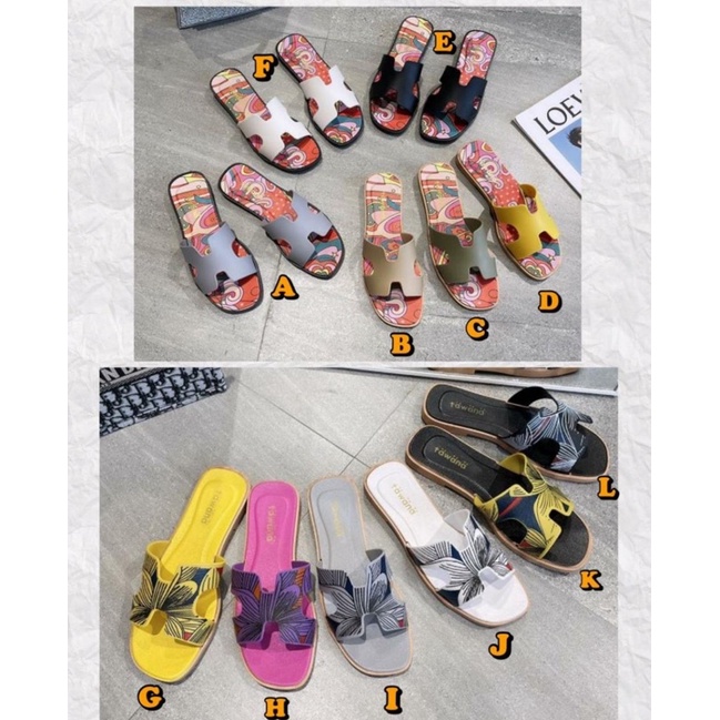 TAWANA SANDAL TAWANA HERMEY - READY STOK