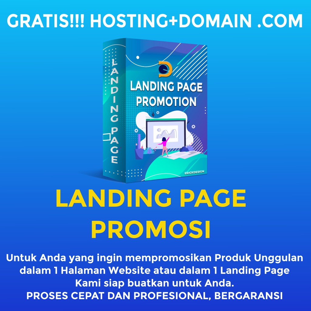 Jasa Pembuatan Landing Page Profesional Murah Gratis Hosting Dan Domain Com Bebas Revisi Shopee Indonesia