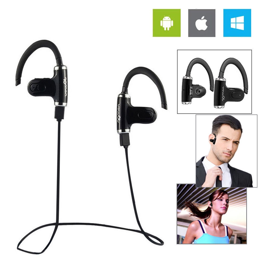 Original Roman S530 Double Ear Peices with Clear Voice Wireless Bluetooth Portable Outdoor Sports Earphone