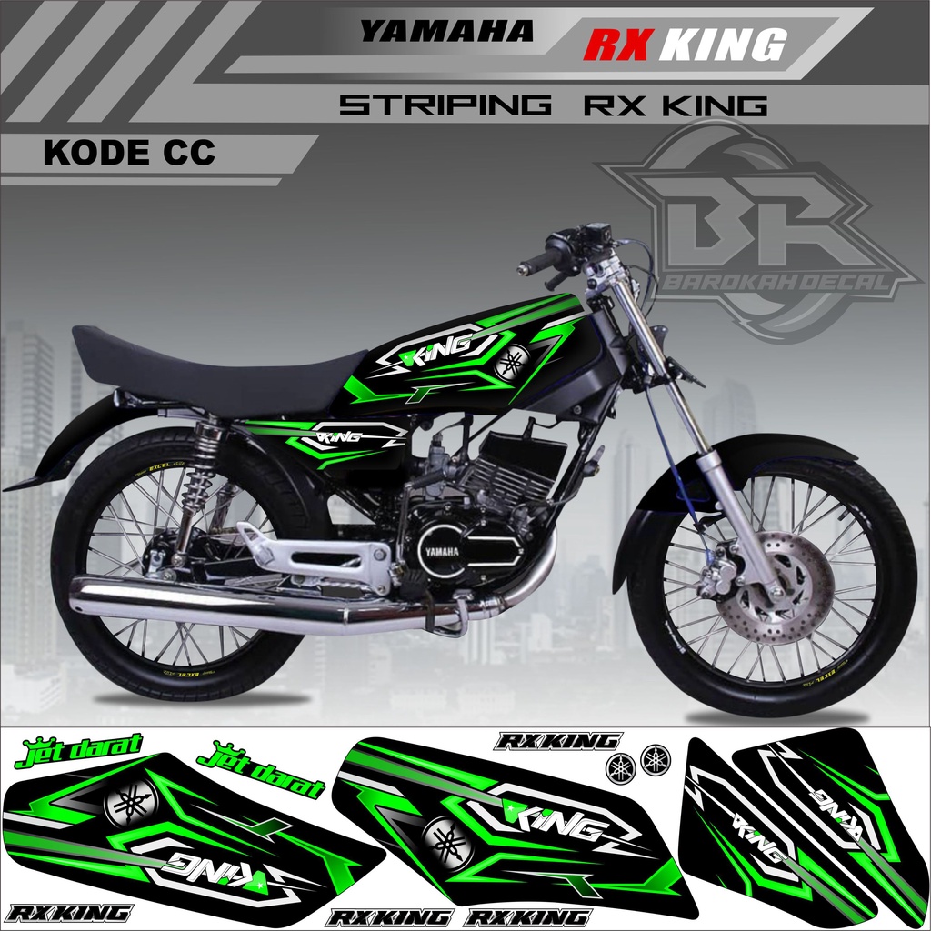 Sticker Rx King Variasi Stiker Lis Striping Rx King Kode CC