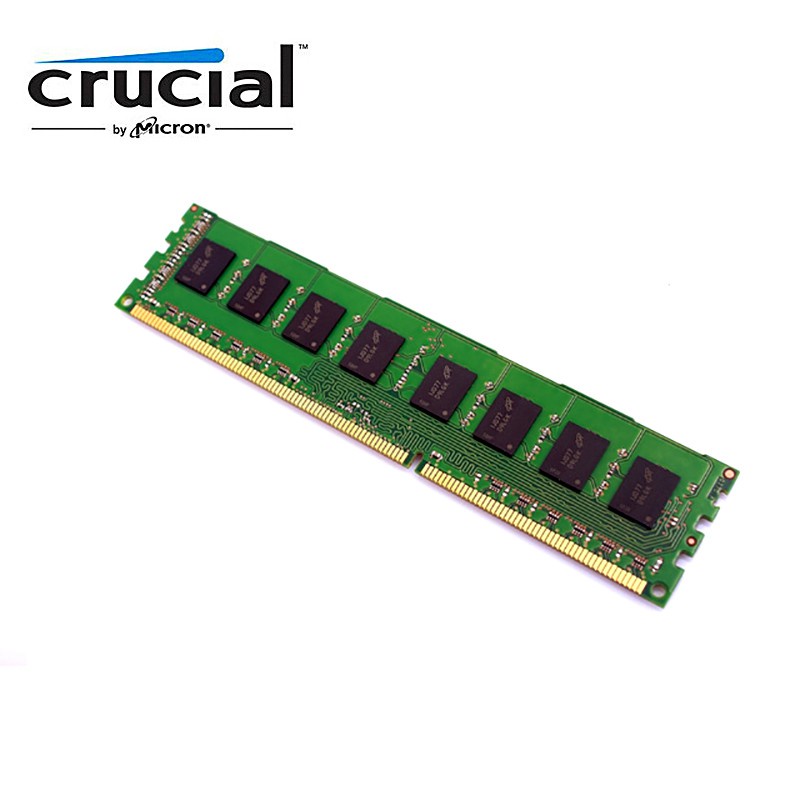 Crucial Memori RAM DDR3 / DDR3L 2GB / 4GB / 8GB 1066 / 1333 / 1600MHz DIMM Untuk Desktop