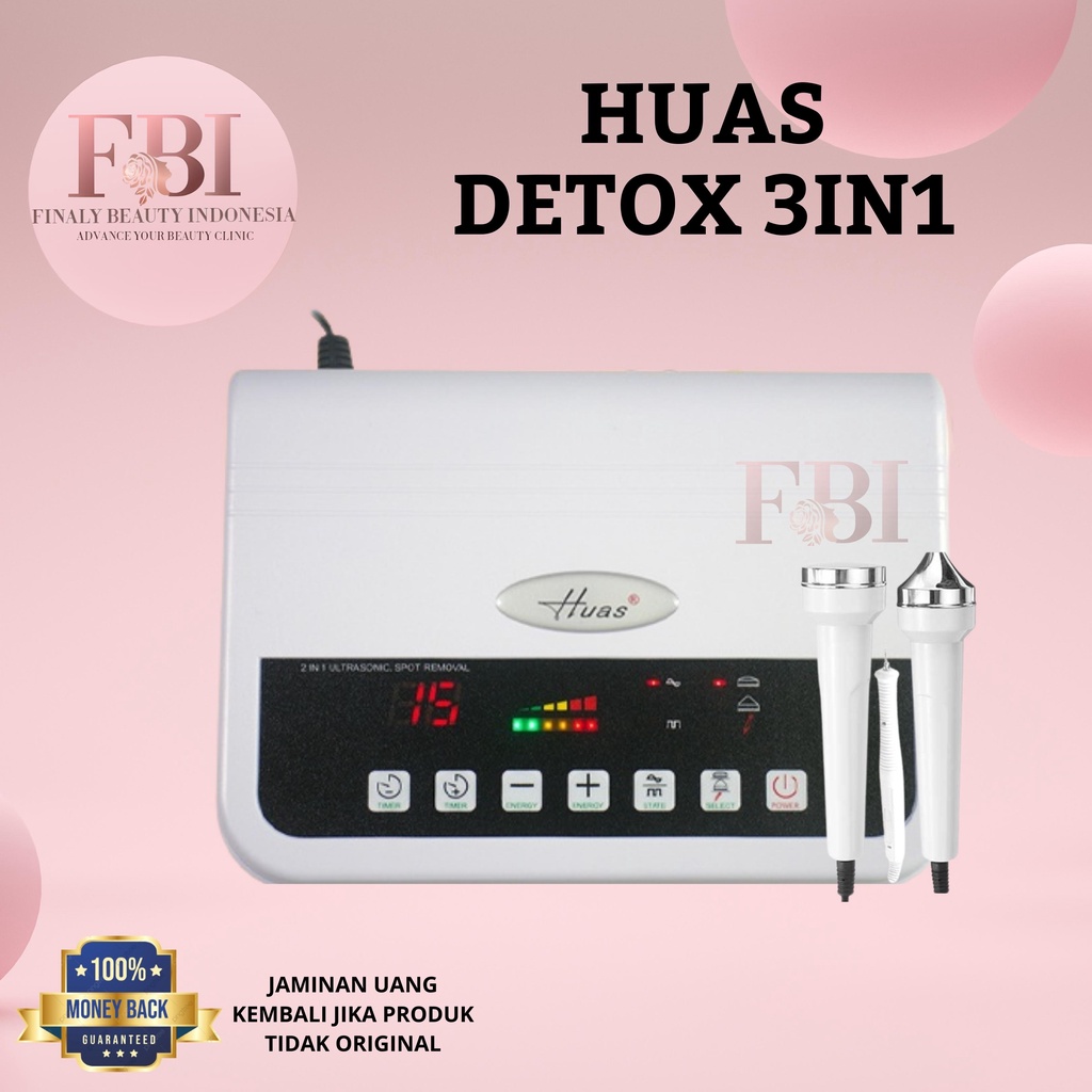 Alat Detox Wajah Ultrasound Soft cauter ultrasound 22W alat detox strika setrika wajah mata penghila