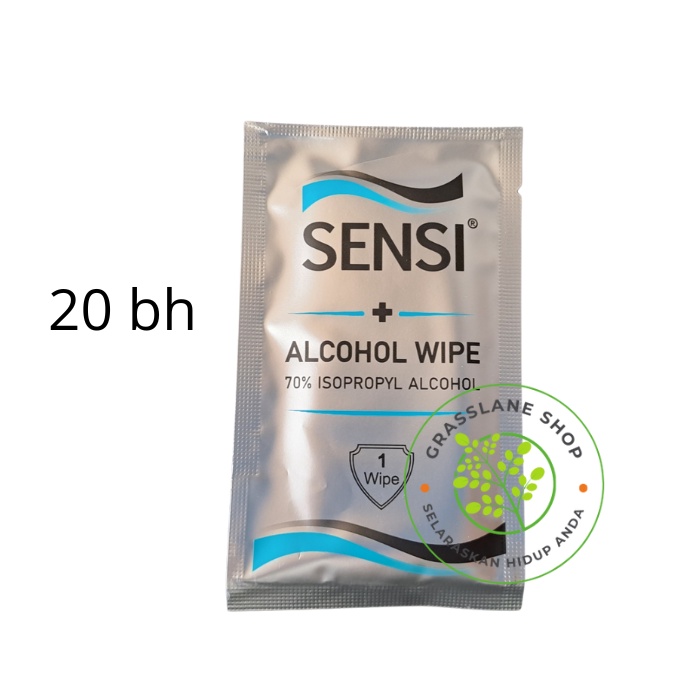 Alcohol Wipes Sensi Antiseptic Wipe Tisu Alkohol isi 20