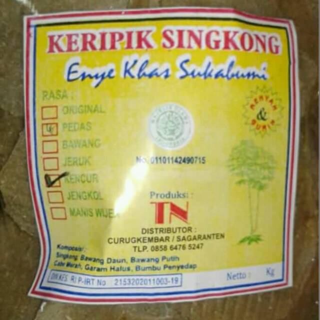 

keripik singkong & ranginang mini