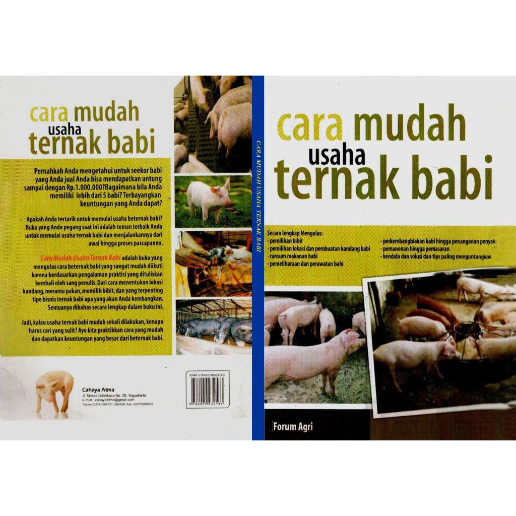 Buku cara mudah usaha ternak babi  cahaya atma