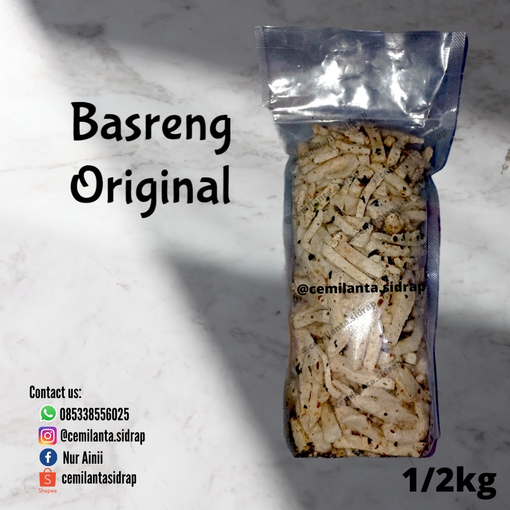 

Basreng Original Daun Jeruk Premium 1/2kg