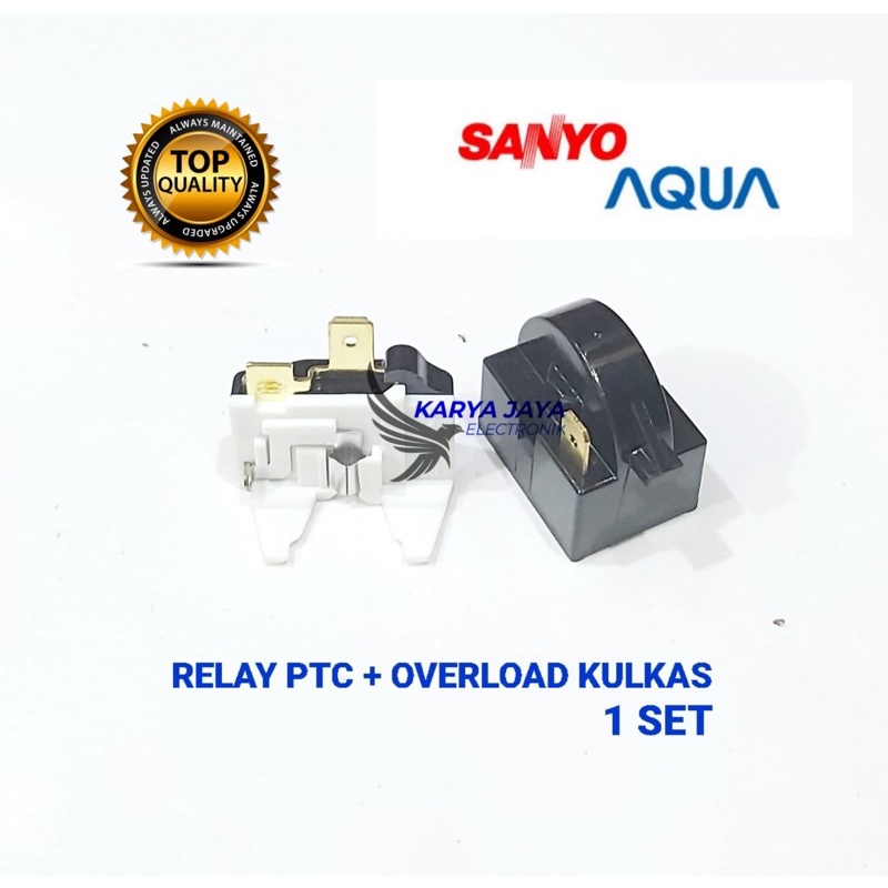 Relay Ptc Overload Kulkas AQUA 1 pintu