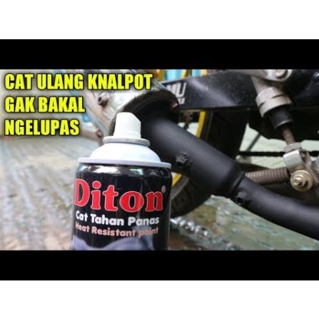 Cat Pilox DITON Knalpot Anti Panas HiTemp Hi Temp Silver Perak 150cc 150 cc murah ekonomis kecil  HTS