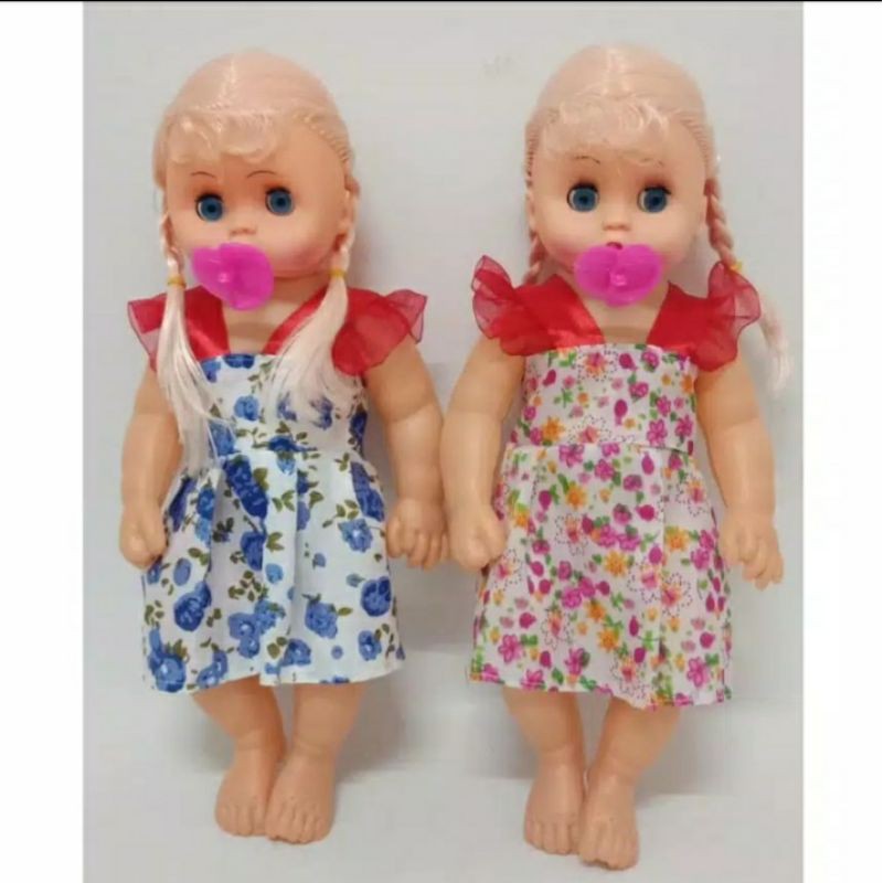 MAINAN BONEKA BAYI CEWEK NANGIS DOT MAINAN ANAK BONEKA NANGIS