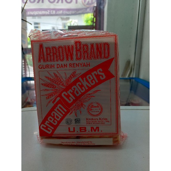 

Arrow brand cream crackers