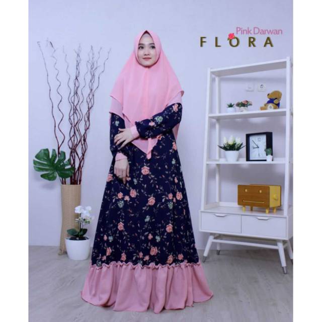 Set Gamis Flora Ori Akifa
