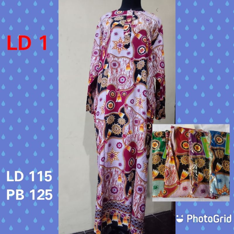 LONGDRESS KENCANA UNGU ORIGINAL / DASTER LENGAN PANJANG KENCANA UNGU / DASTER LENGAN PANJANG BUSUI