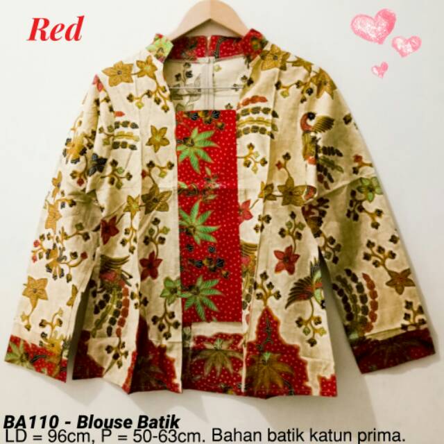 BLOUSE KINKI BATIK MODERN,  ATASAN CEWEK MURAH,  BAJU FASHION WANITA MURAH ASLI