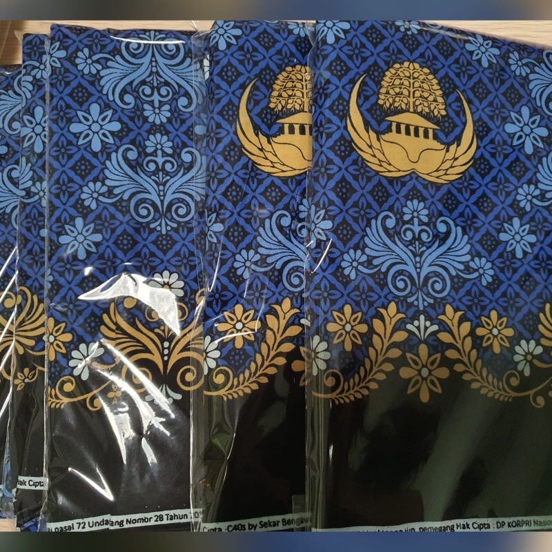 Jual BATIK KORPRI BARU 2022/ BAHAN KORPRI TERBARU/ KORPRI ASN 2022