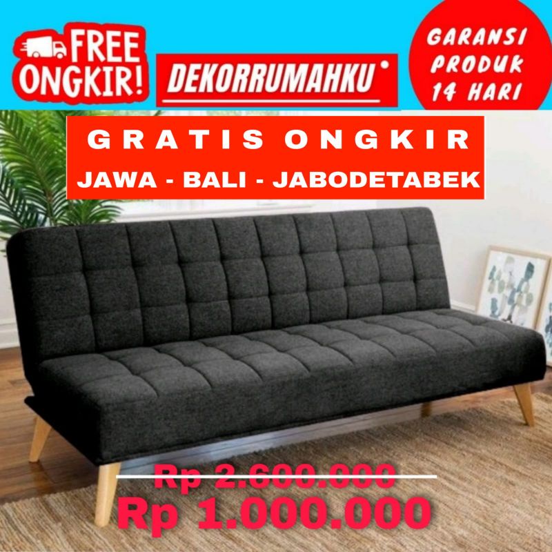 Sofa Bed Sofa Lipat Multifungsi / Sofa Ruang Tamu GRATIS ONGKIR Seluruh JAWA dan BALI
