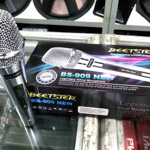 Mic beetster bahan besi BS 909 new mikrofon berkabel / sony SN 909