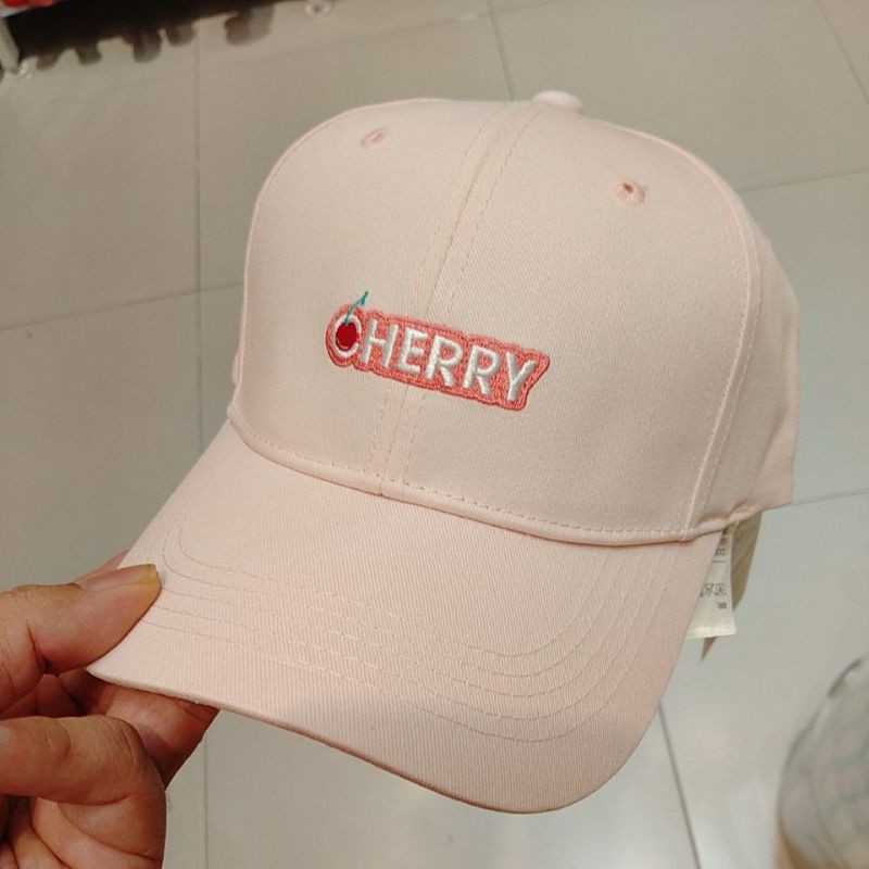Topi import original pinky anak2 girls