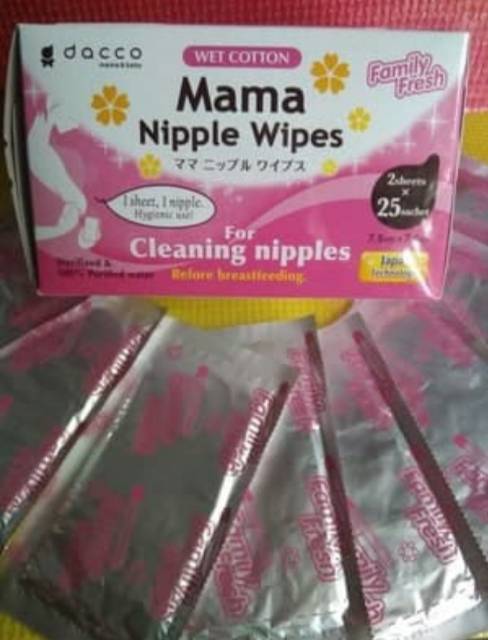 DACCO Mama Nipple Wipes Tissue Pembersih Puting Ibu