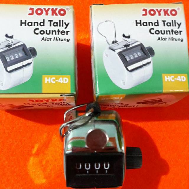 Jual Alat Hitung Wirid Hand Counter Joyko Hc 4hand Tally Counter Stainless 4 Digit Alat Hitung 0042