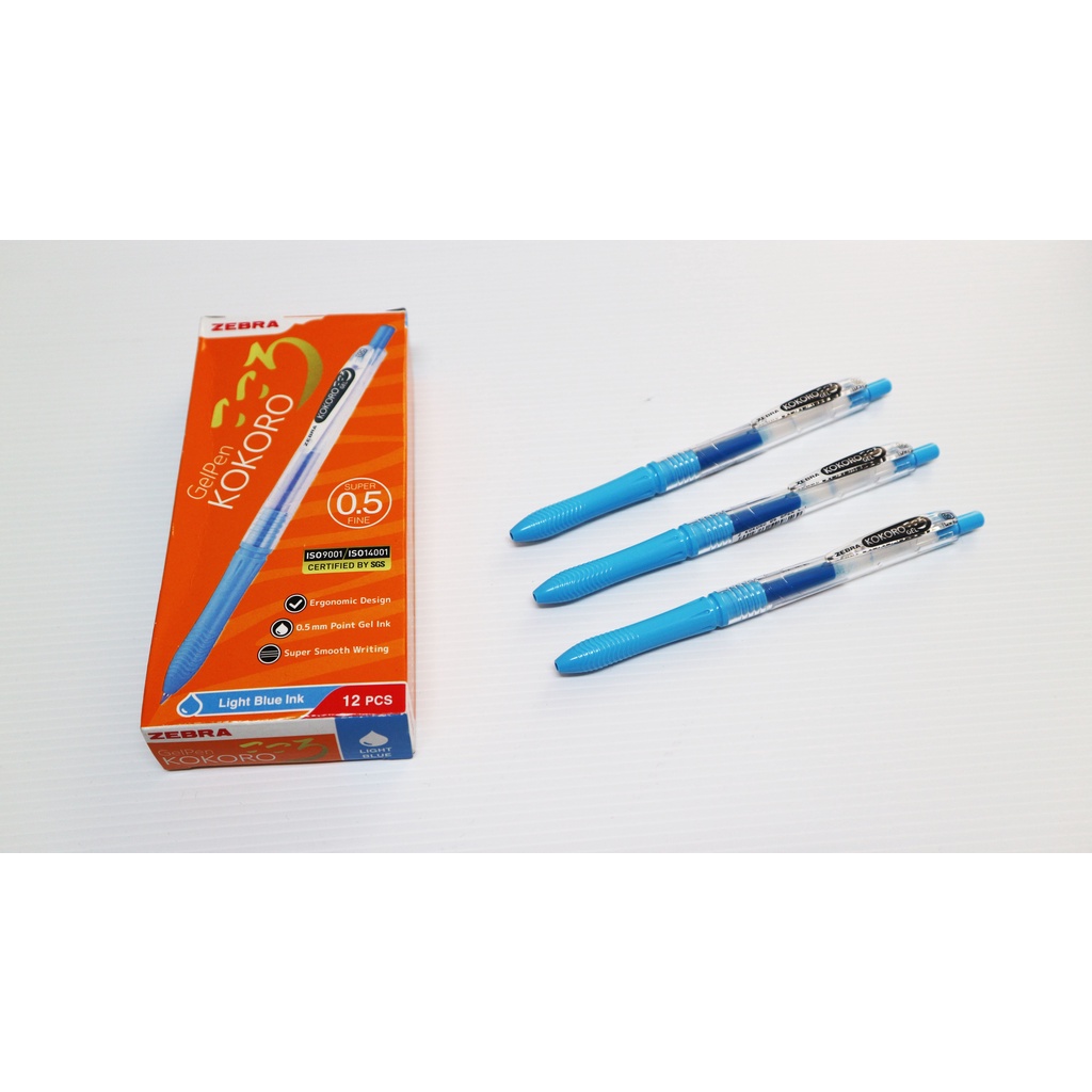 

Ballpoint Zebra Kokoro 0,5mm Warna Light Blue