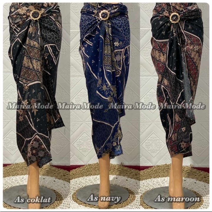 rok lilit batik / rok lilit batik wanita modern / rok lilit batik wanita modern jumbo/ motif Batik