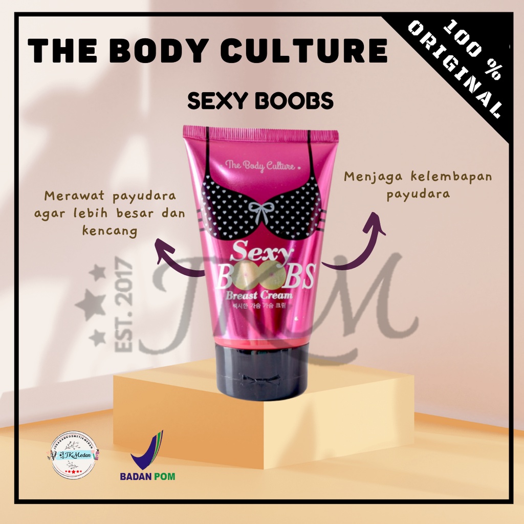 SEXY BOOBS BREAST CREAM BY THE BODY CULTURE BPOM Pembesar Payudara BPOM SEXYBOOBS