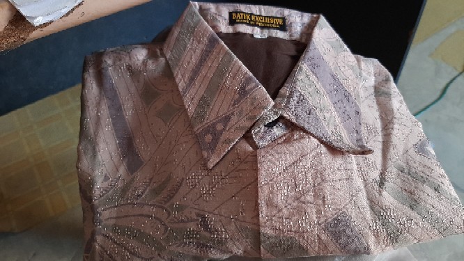 Kemeja Batik Prabu Bahan Dobby Reguler Fit A600