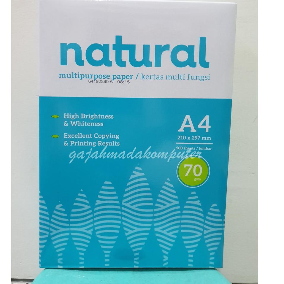 

Produk Terkeren Bulan Kertas HVS A4 70 gr 70 gsm 70gram NATURAL tacx934
