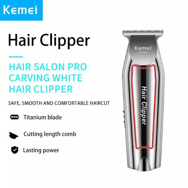 Hair Clipper Kemei Original KM-032 Alat Cukur Rambut Kumis Jenggot