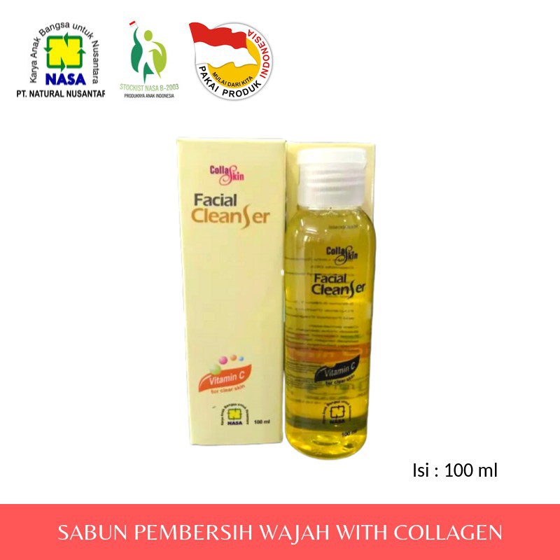 Jual Produk  COLLASKIN FACIAL CLEANSER NASA / Penghilang Komedo dan Jerawat - facial wash pembersih